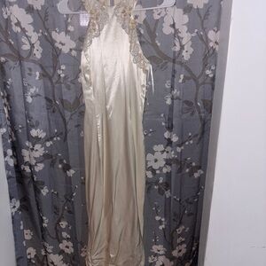 Jessica McClintock Ivory Satin Dress